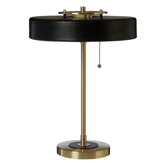 Savot Black Gold Vintage Glam Table Lamp | Bali & Blue