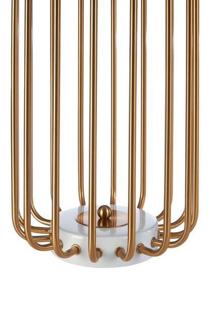 Zina Gold Caged Table Lamp