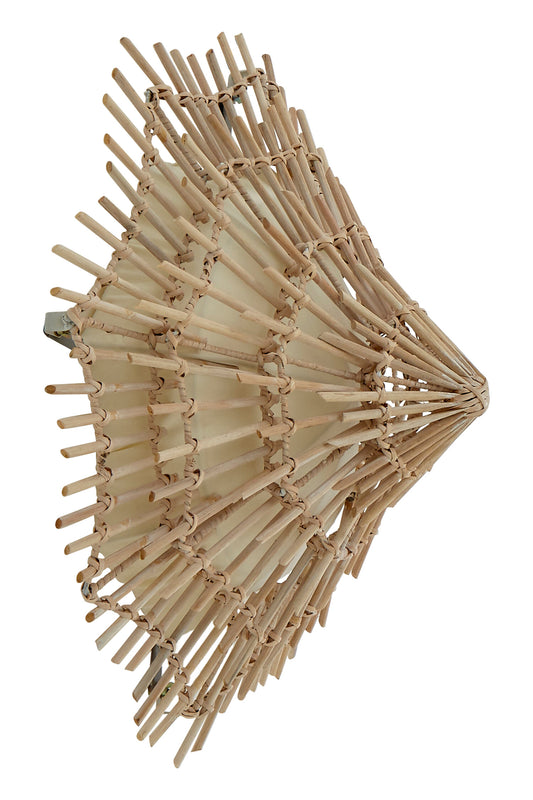 Drift Small Woven Rattan Wall Light