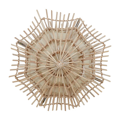 Drift Small Woven Rattan Wall Light