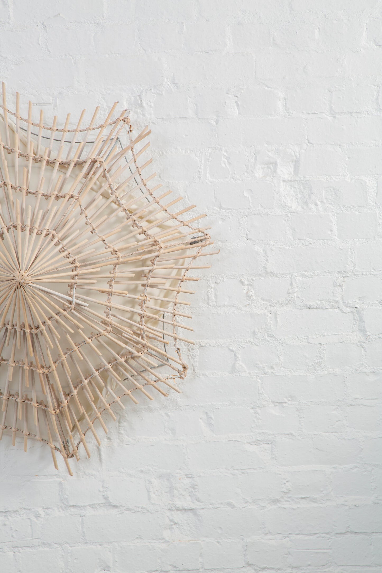 Drift Medium Woven Rattan Wall Light
