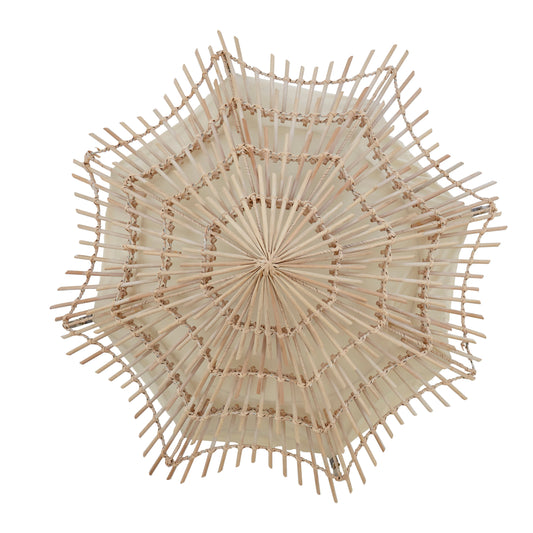 Drift Medium Woven Rattan Wall Light