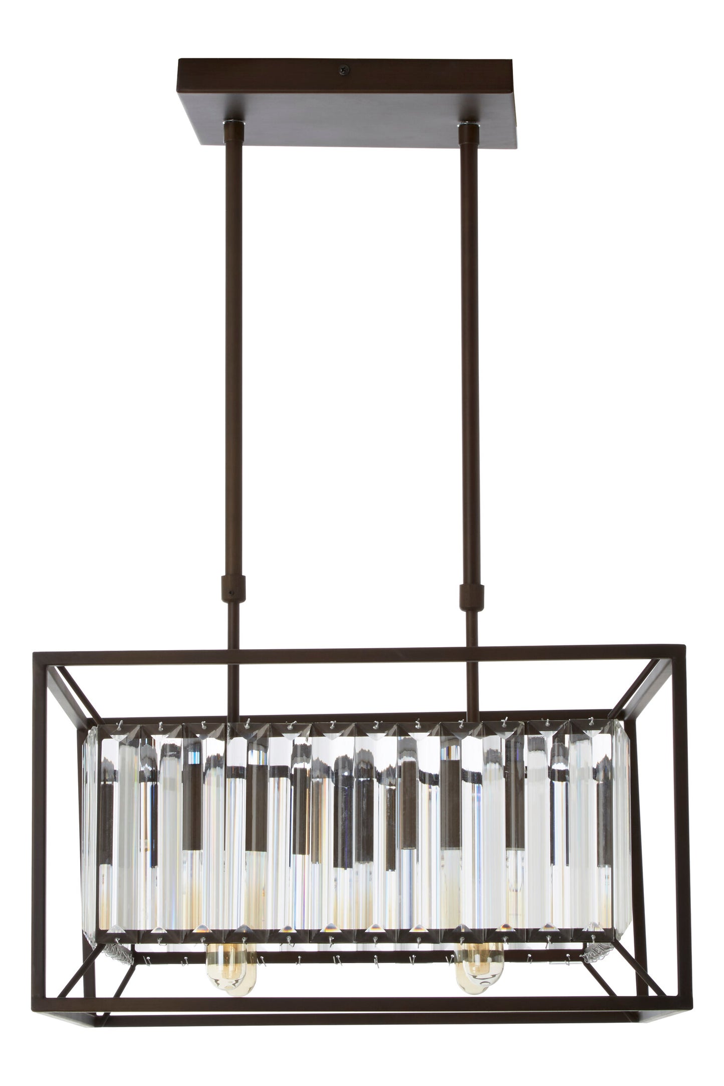Malone 4 Bulb Dark Brown Ceiling Light