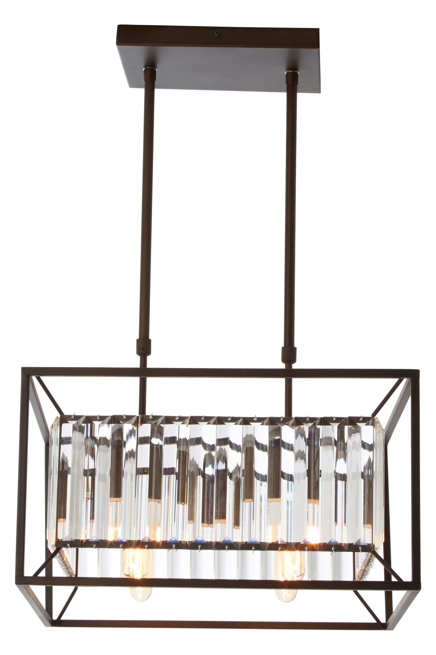 Malone 4 Bulb Dark Brown Ceiling Light