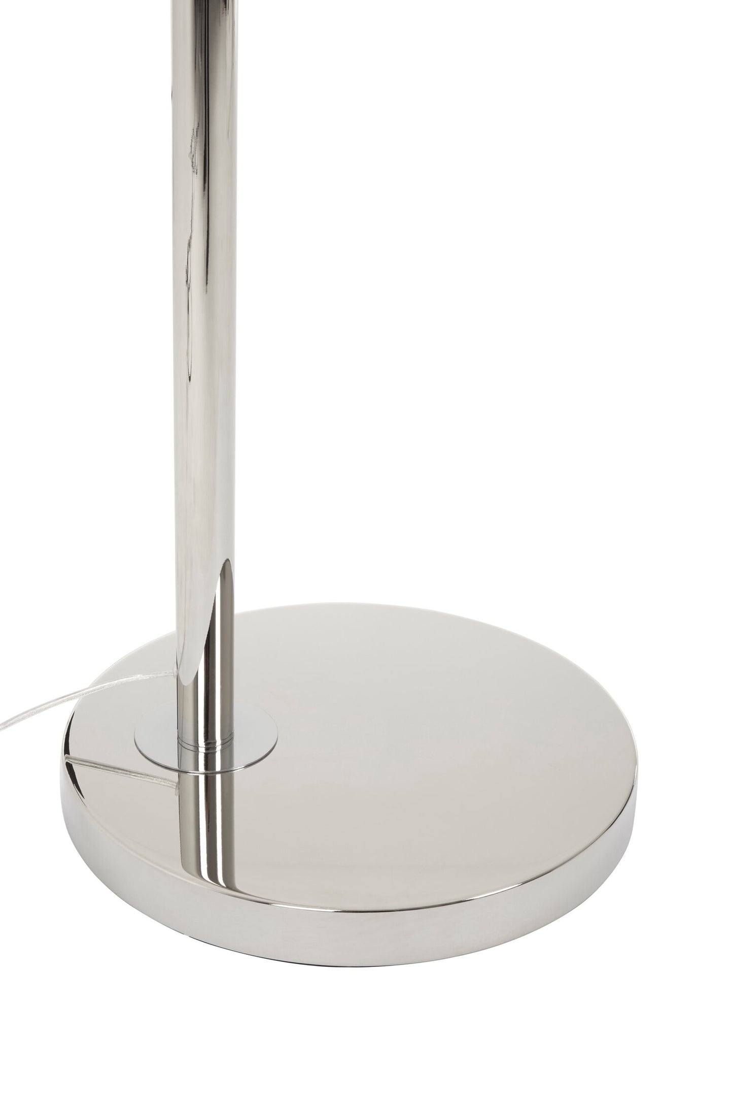 Hudson Nickel Arc Modern Floor Lamp