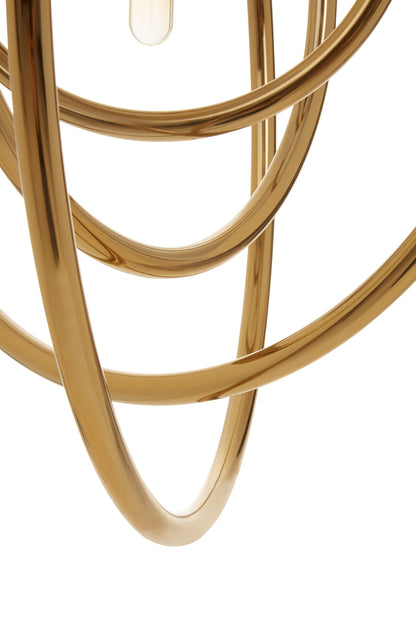 Babylon Gold Elliptical Modern Pendant Light