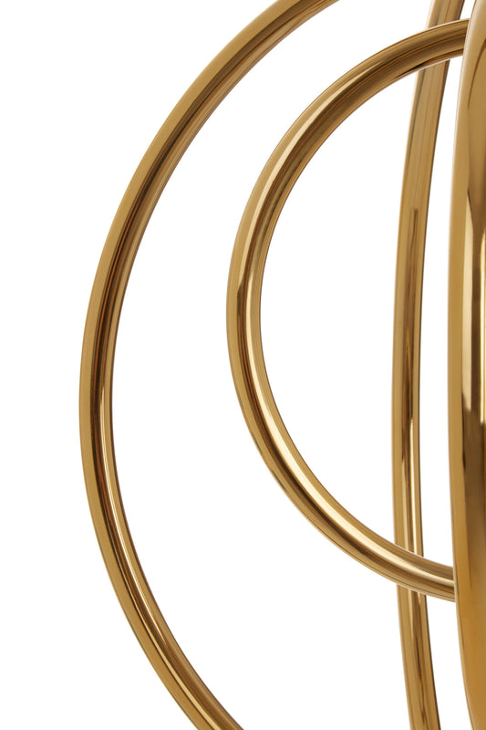 Babylon Gold Elliptical Modern Pendant Light