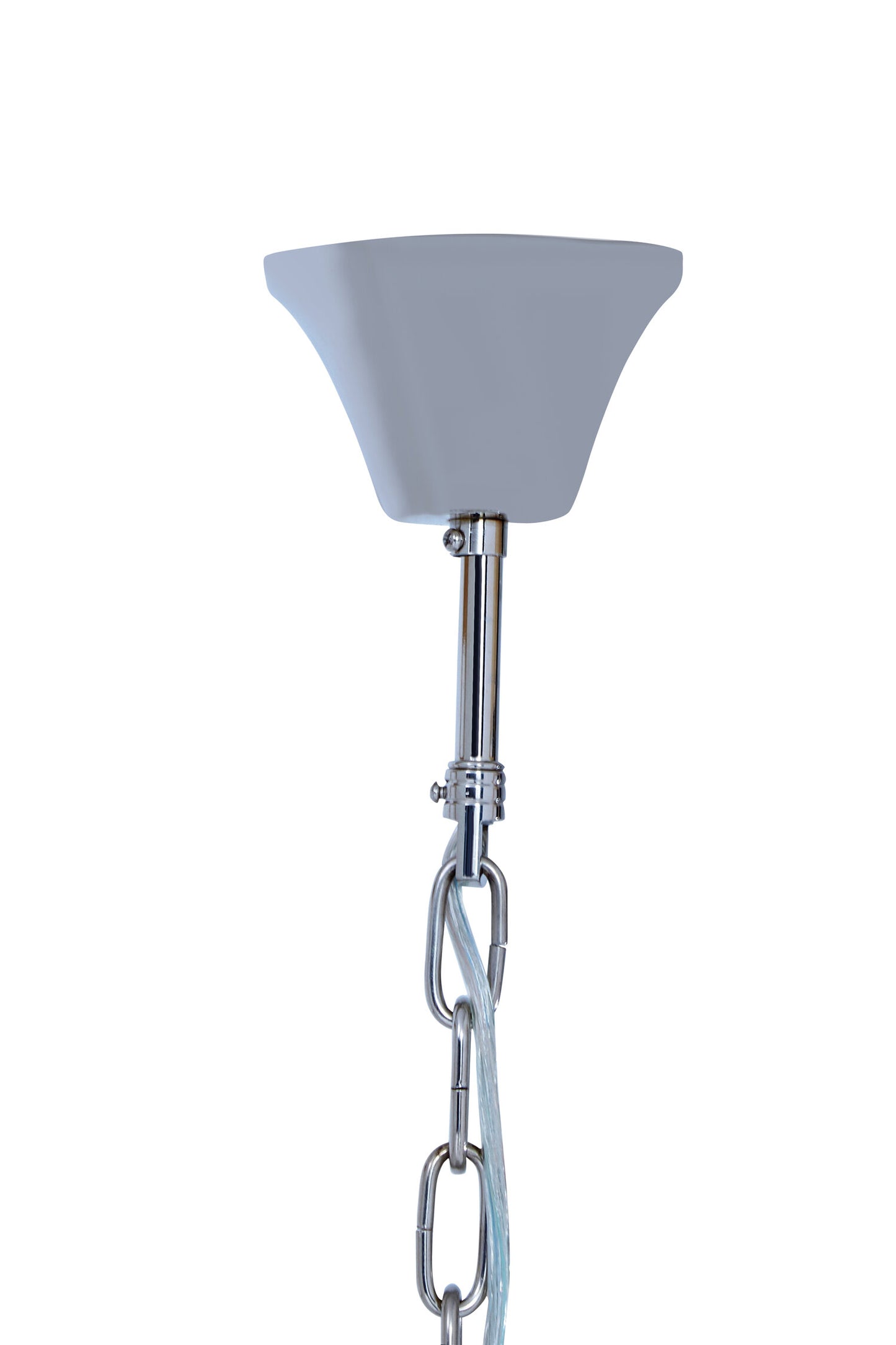 Deco 3 Tier Nickel Finish Chandelier