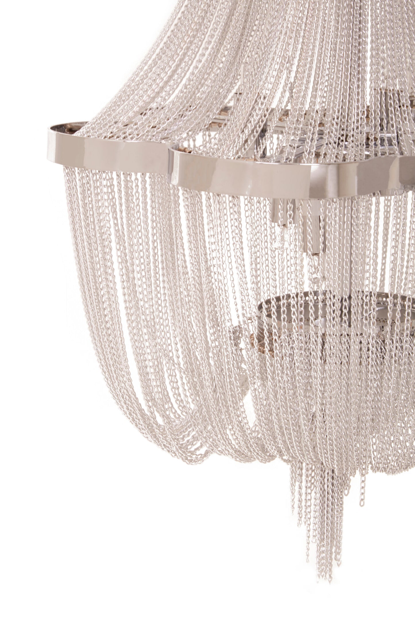 Helena 6 Light Chrome Chain Chandelier