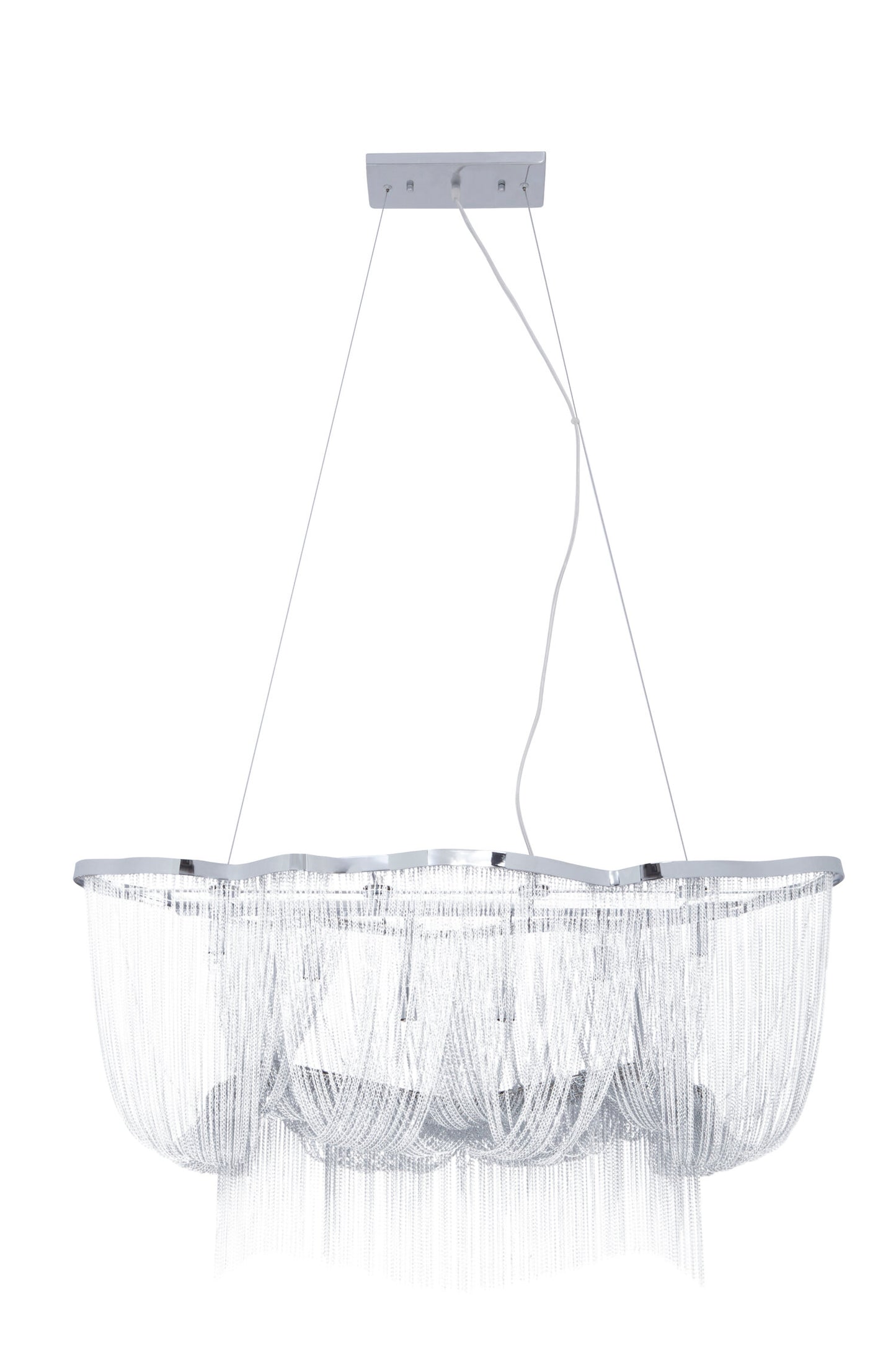 Helena 6 Light Chrome Pendant Light