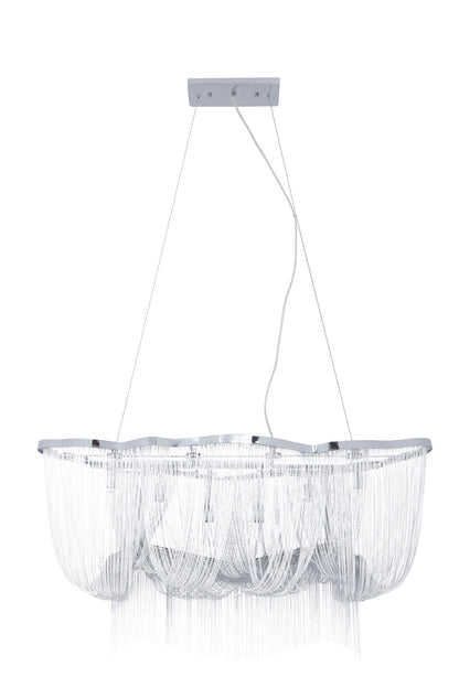 Helena 6 Light Chrome Pendant Light