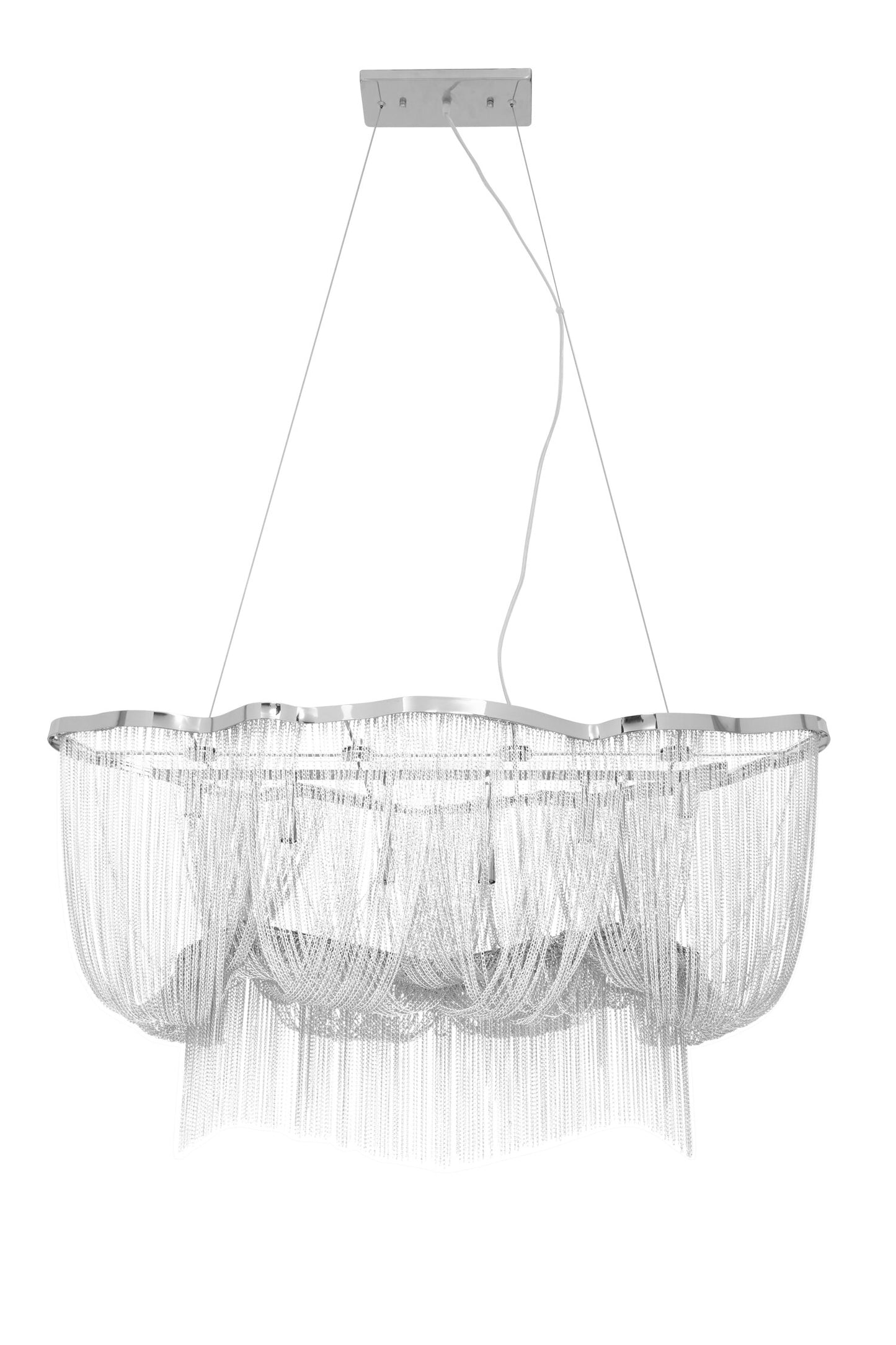 Helena 6 Light Chrome Pendant Light
