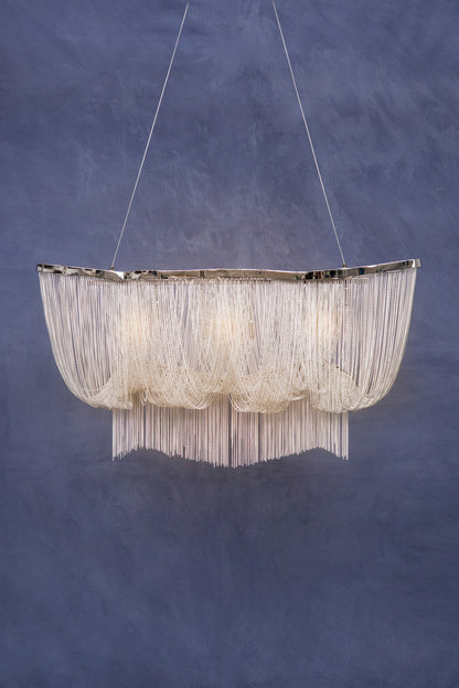 Helena 6 Light Chrome Pendant Light