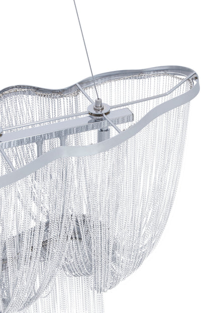 Helena 6 Light Chrome Pendant Light