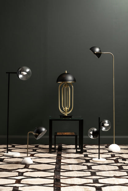 Damien Table Lamp With Black Shade