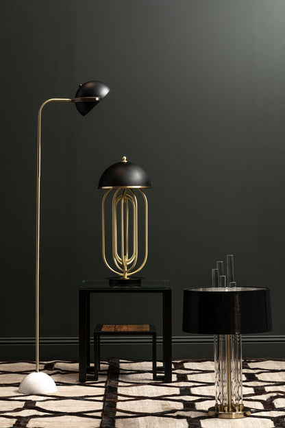 Damien Table Lamp With Black Shade