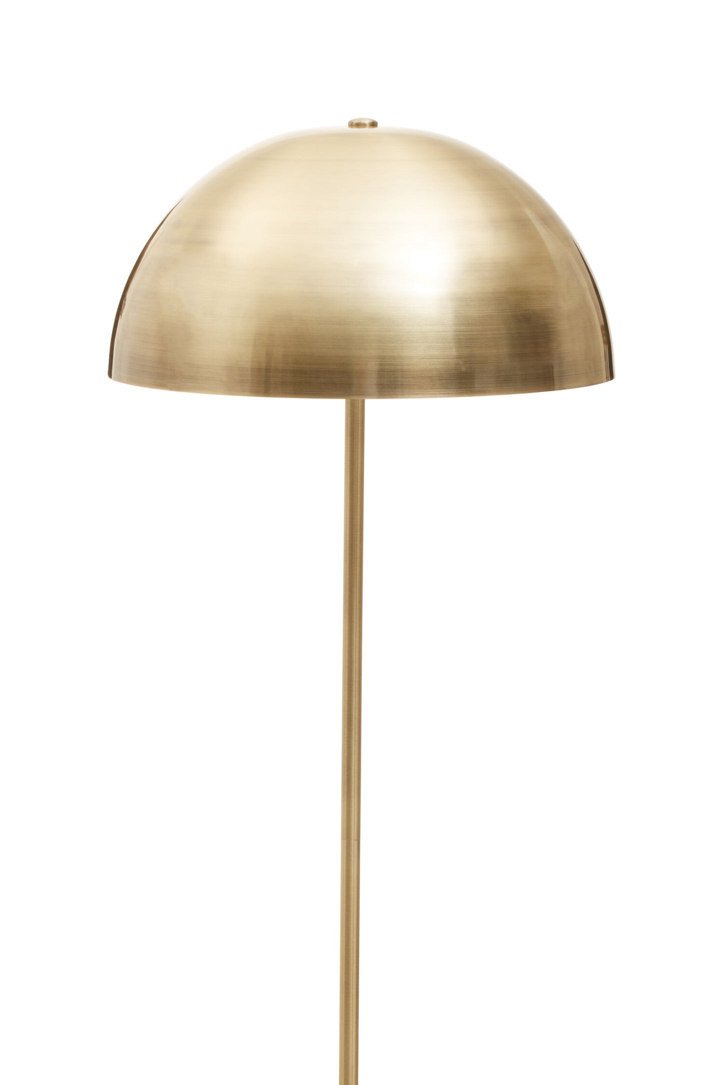 Jaxon Floor Lamp in Brushed Brass and Marble Base