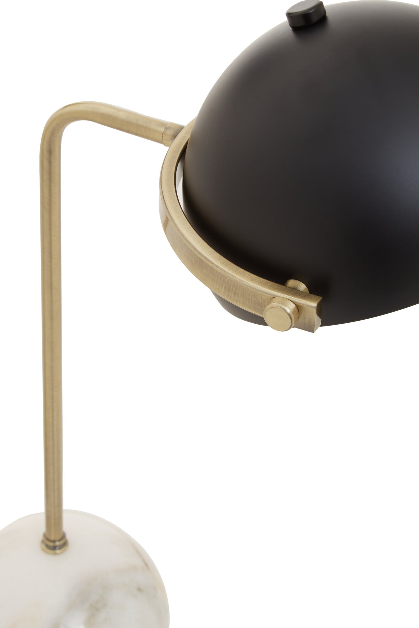 Jaxon Brass Finish Table Lamp with Marble Base