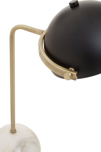 Jaxon Brass Finish Table Lamp with Marble Base