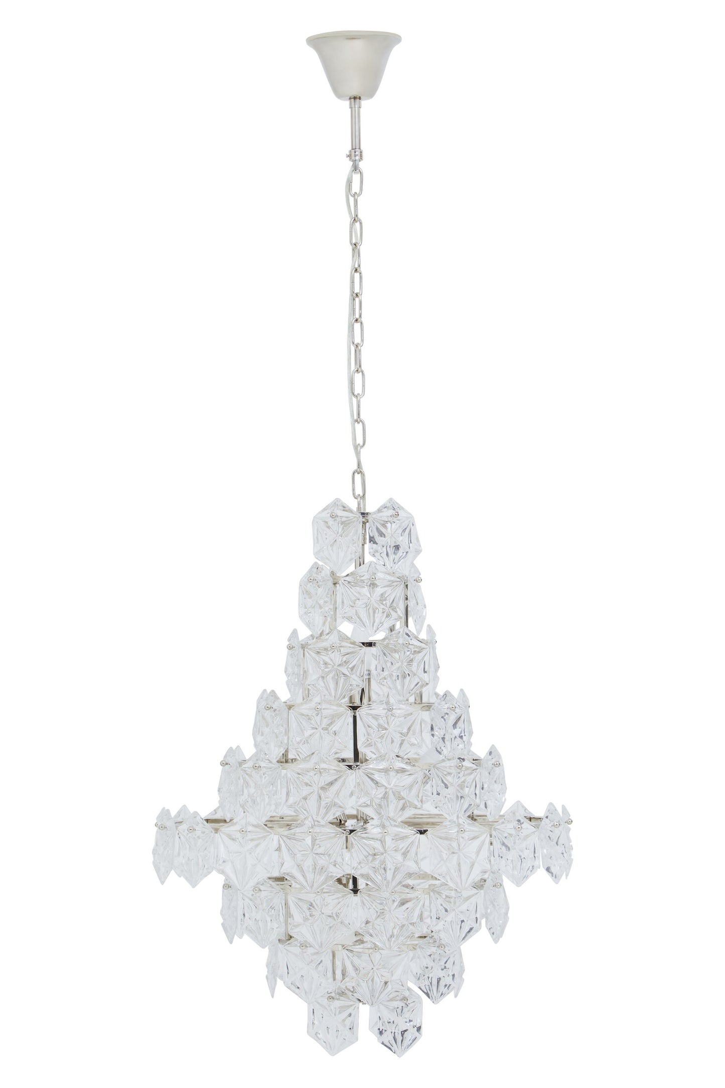Helena Luxe Tiered Glass Chandelier