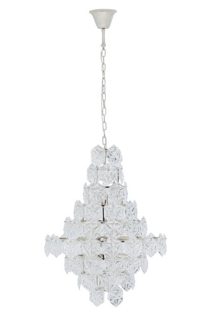 Helena Luxe Tiered Glass Chandelier