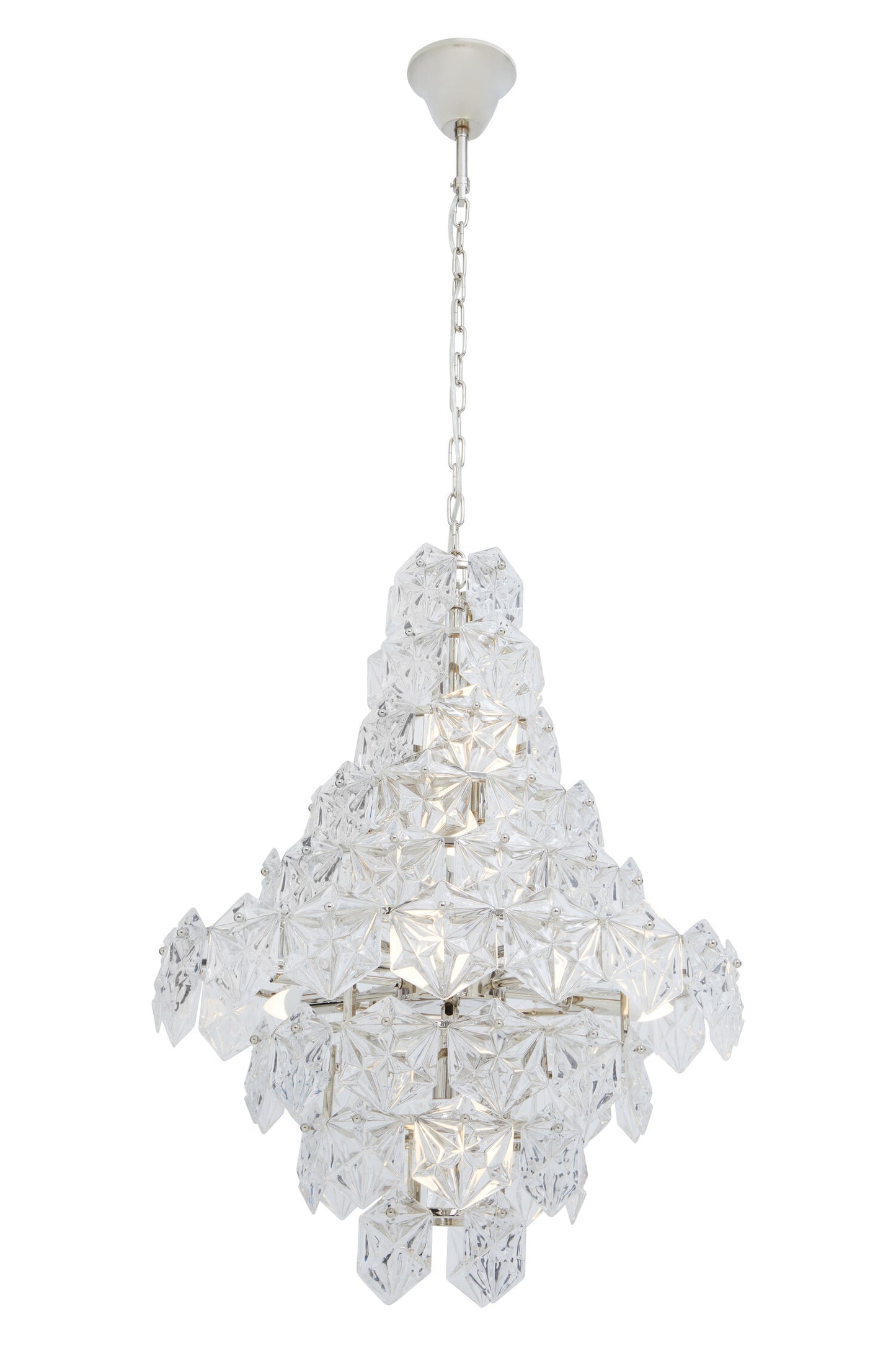 Helena Luxe Tiered Glass Chandelier | Bali & Blue