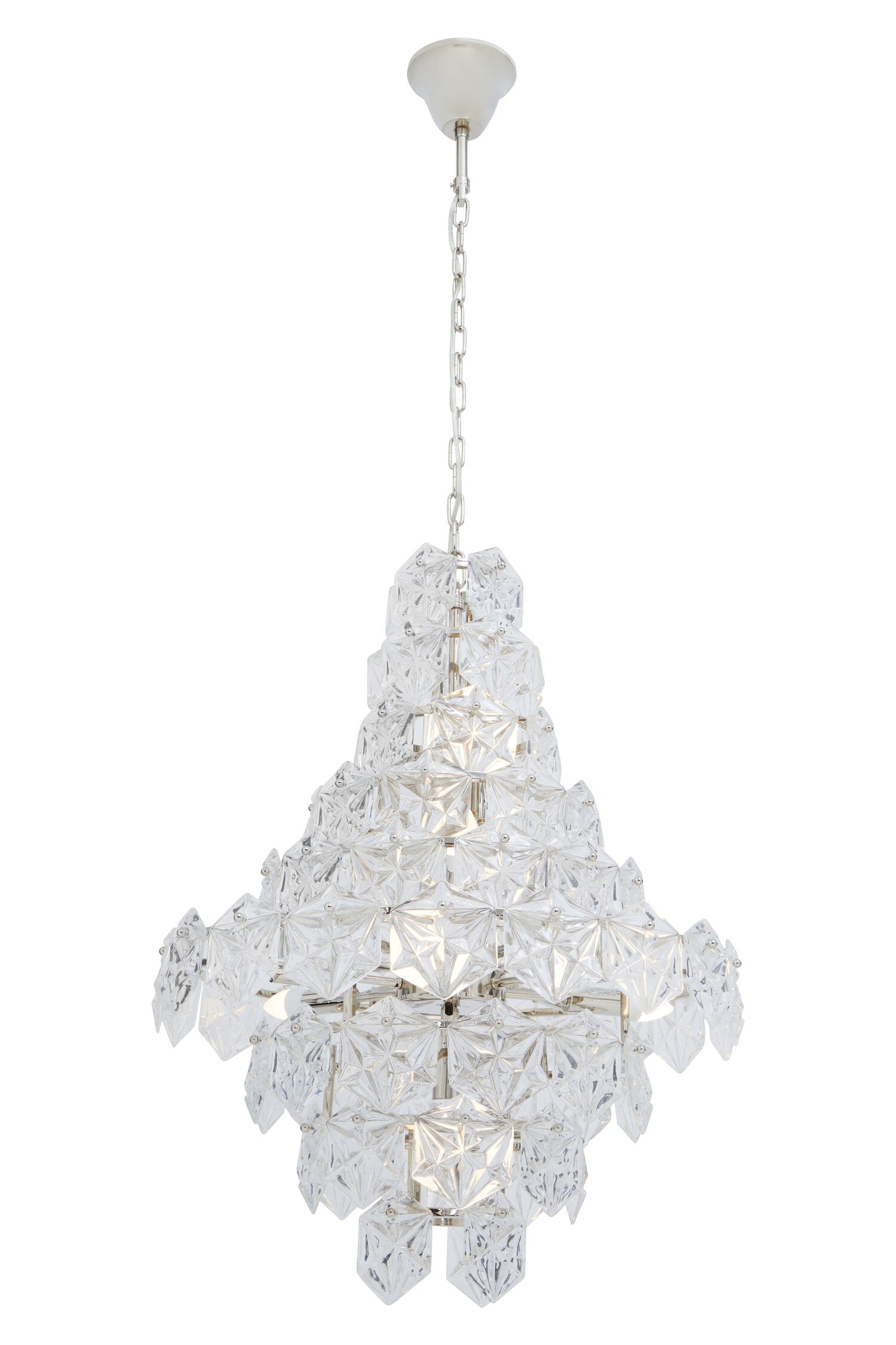 Helena Luxe Tiered Glass Chandelier | Bali & Blue