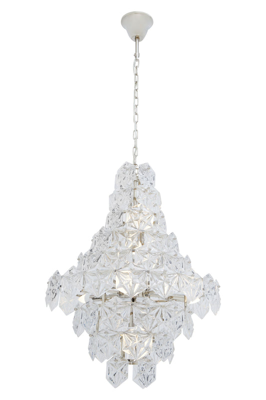 Helena Luxe Tiered Glass Chandelier | Bali & Blue
