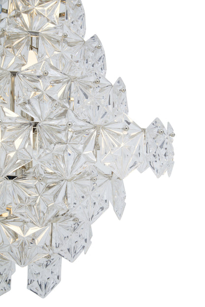 Helena Luxe Tiered Glass Chandelier