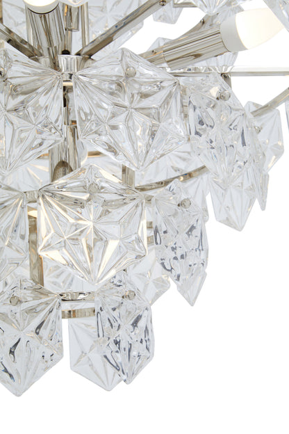 Helena Luxe Tiered Glass Chandelier