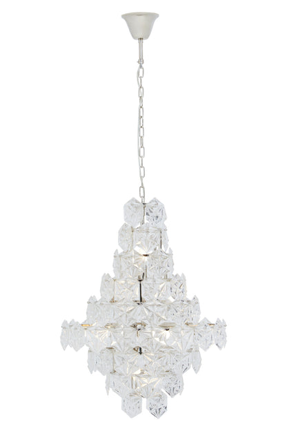 Helena Luxe Tiered Glass Chandelier