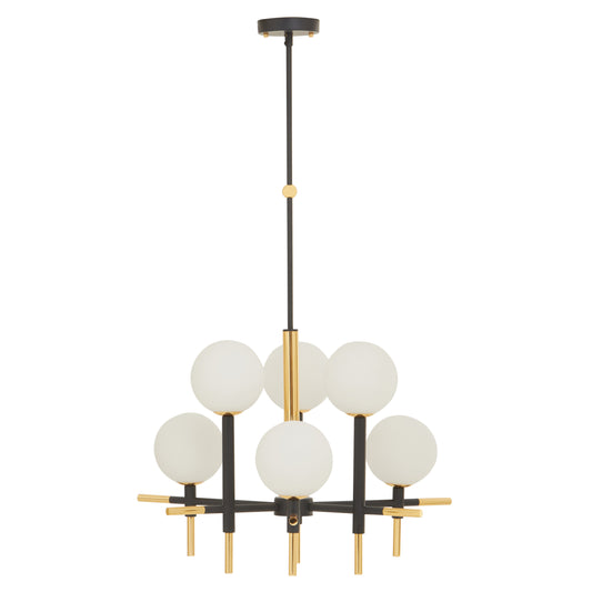 Notting Hill Industrial Chic Six Bulb Pendant Light
