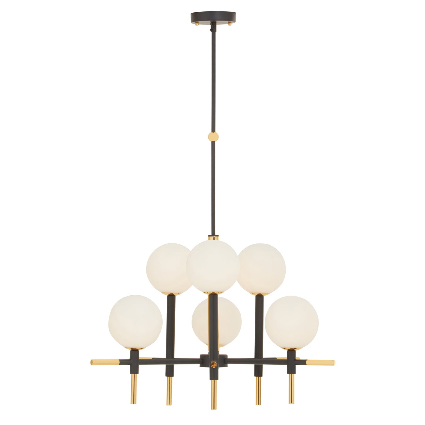 Notting Hill Industrial Chic Six Bulb Pendant Light | Bali & Blue