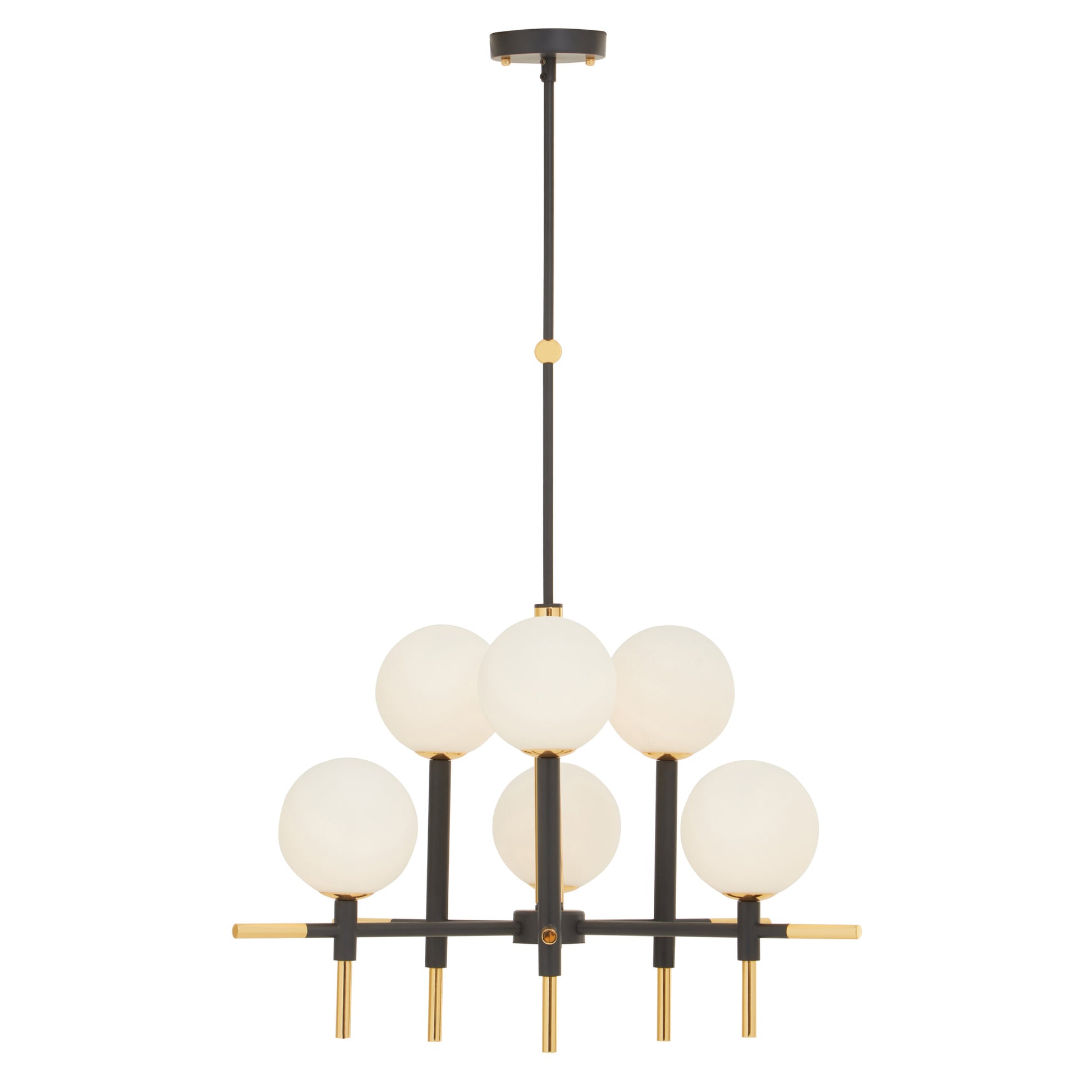 Notting Hill Industrial Chic Six Bulb Pendant Light | Bali & Blue