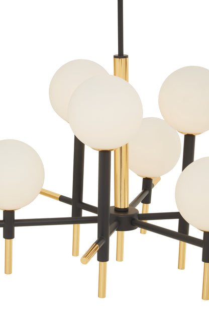 Notting Hill Industrial Chic Six Bulb Pendant Light