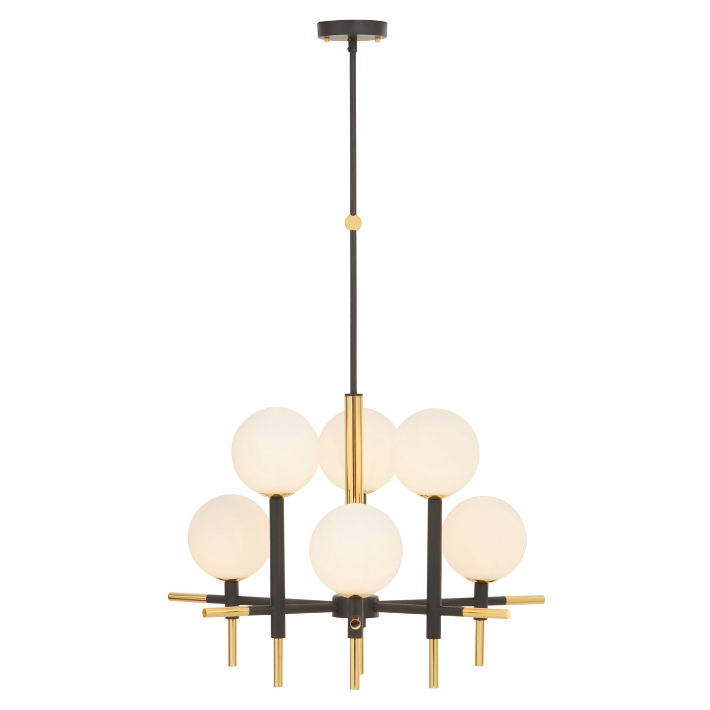 Notting Hill Industrial Chic Six Bulb Pendant Light