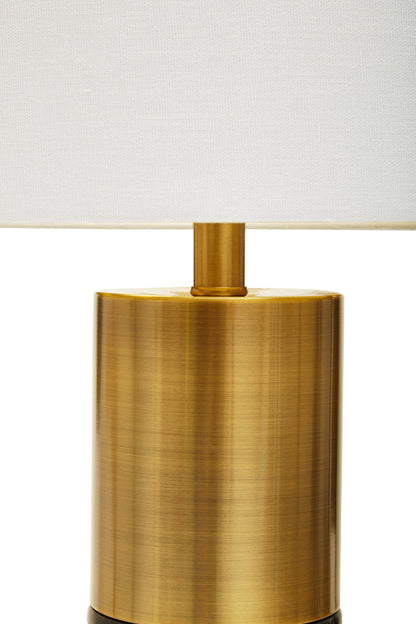 Victor Black Marble Gold Luxe Table Lamp