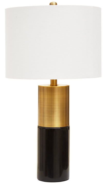 Victor Black Marble Gold Luxe Table Lamp