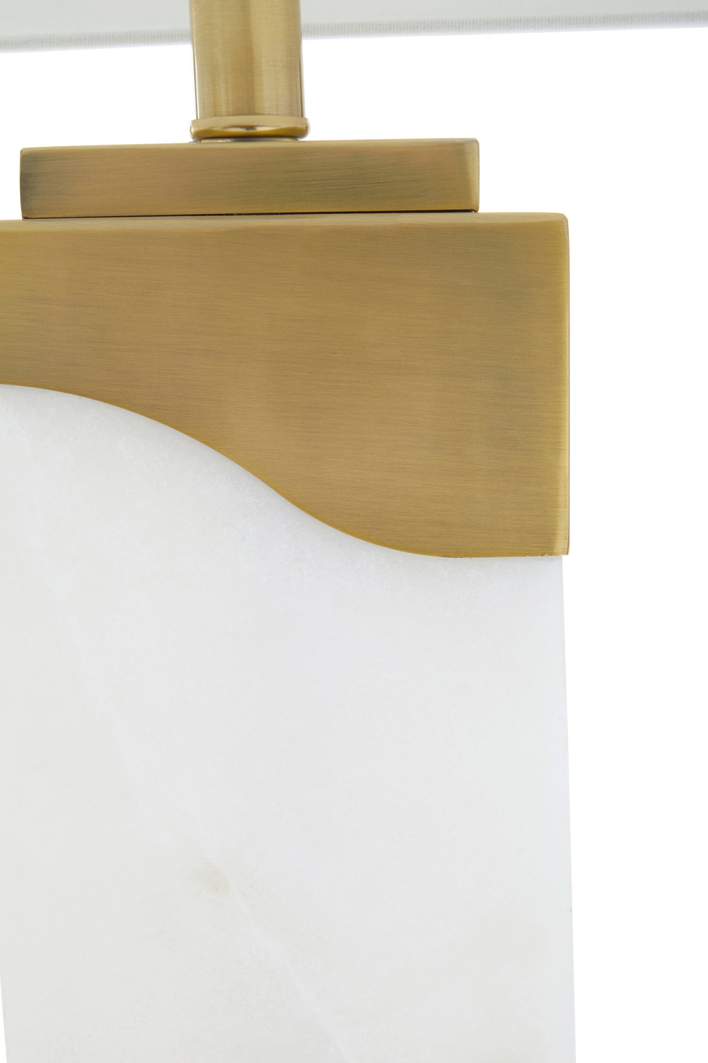 Athena White Marble Gold Geometric Table Lamp