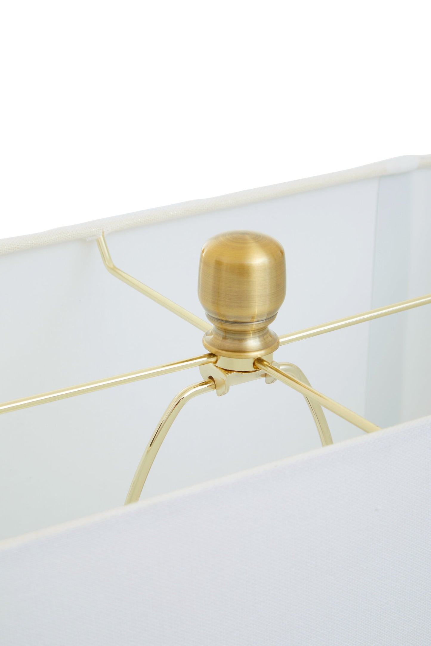 Athena White Marble Gold Geometric Table Lamp