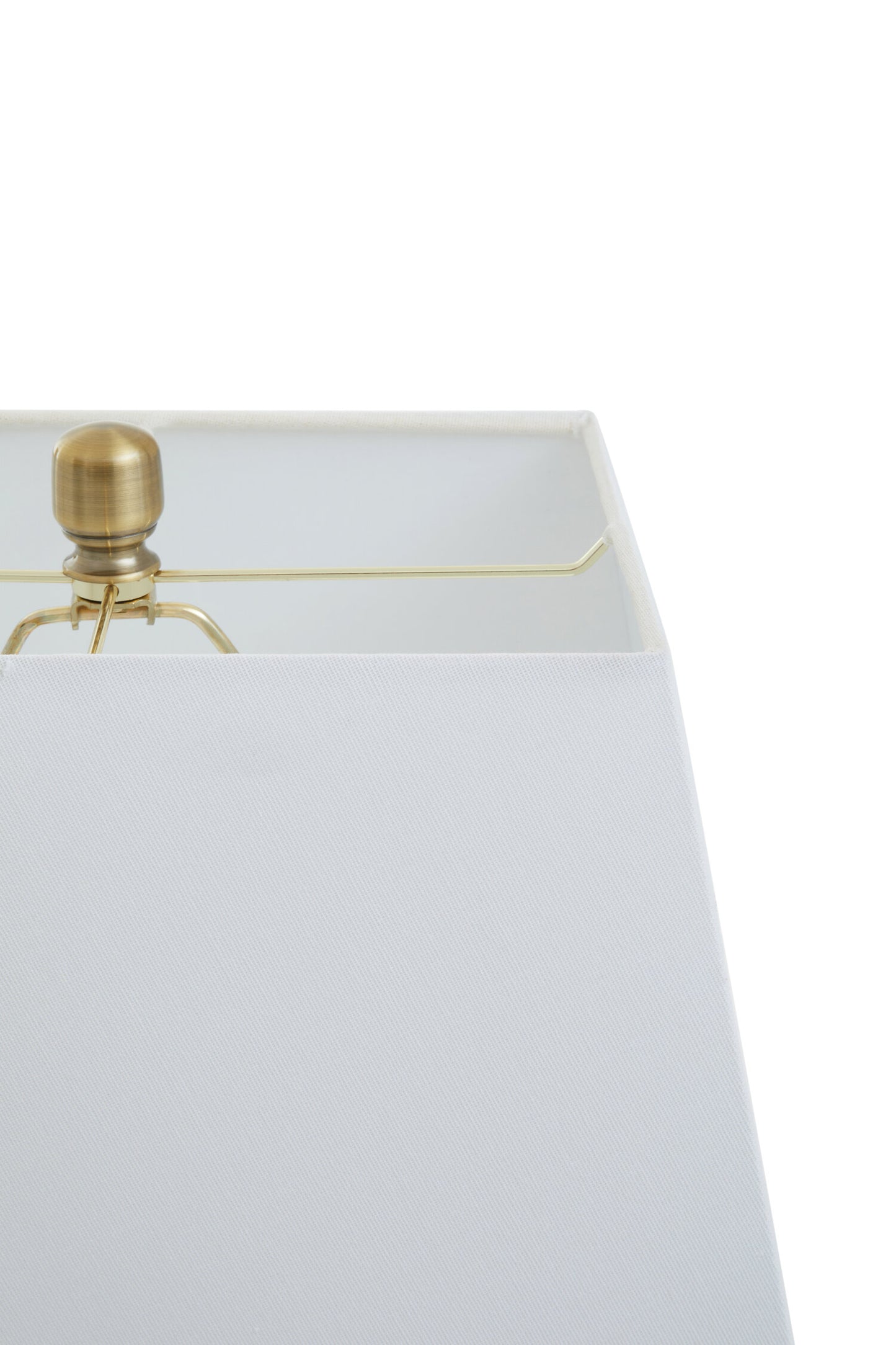 Brooke Circular Marble Table Lamp with Ivory Shade