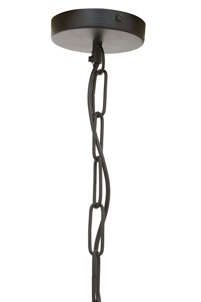 Preston Industrial Antique Black Pendant Light