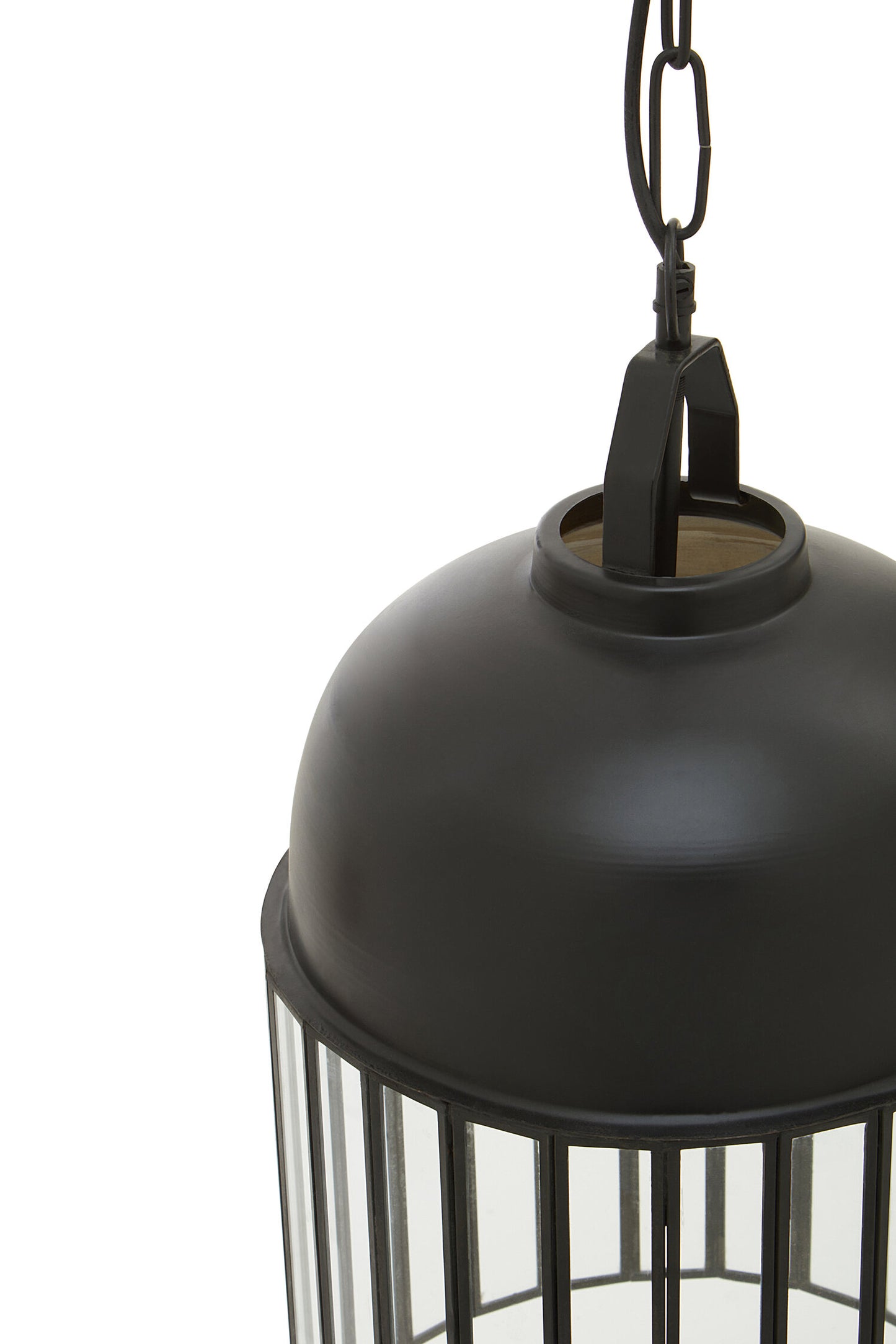 Preston Industrial Antique Black Pendant Light