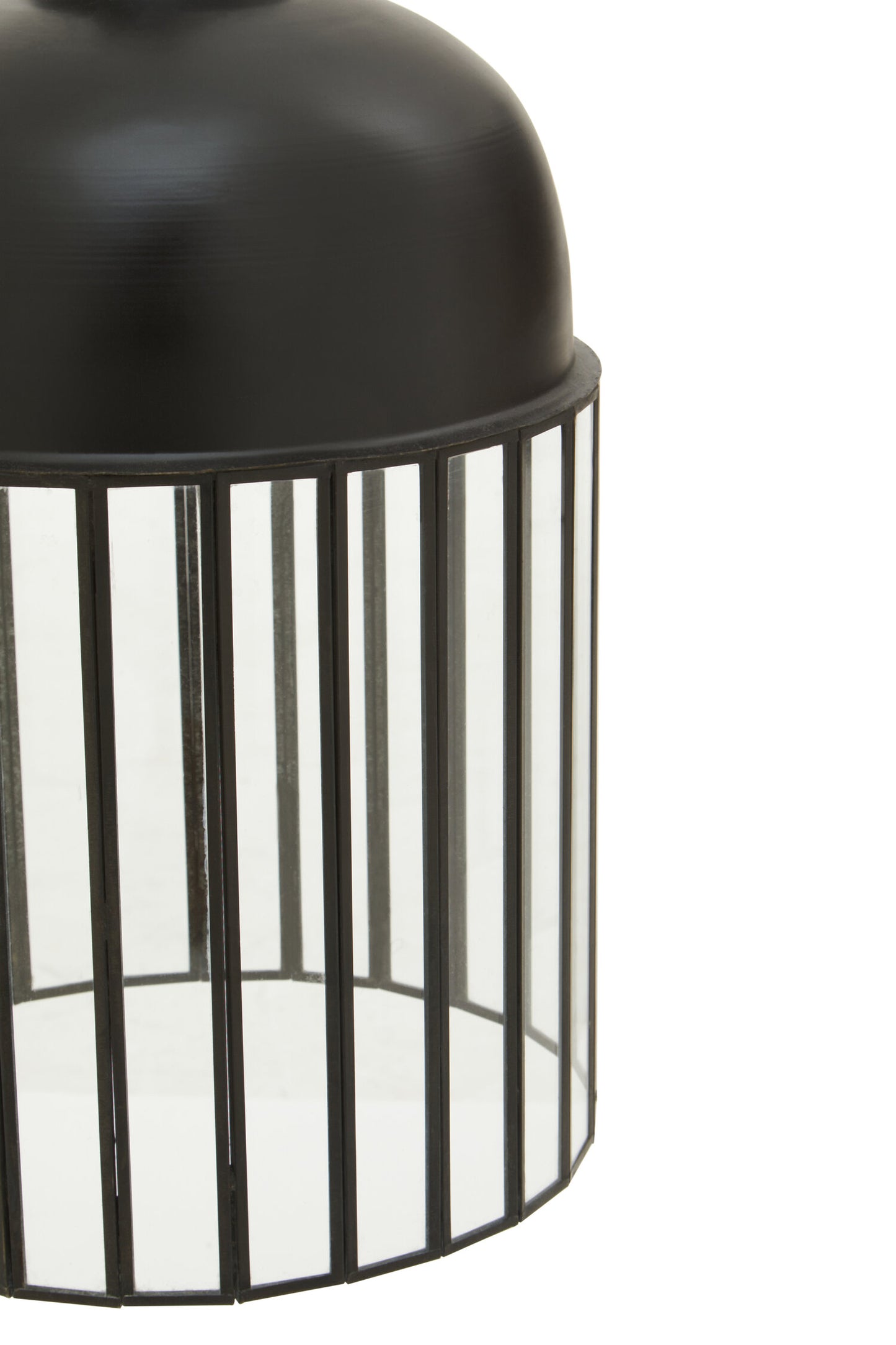 Preston Industrial Antique Black Pendant Light