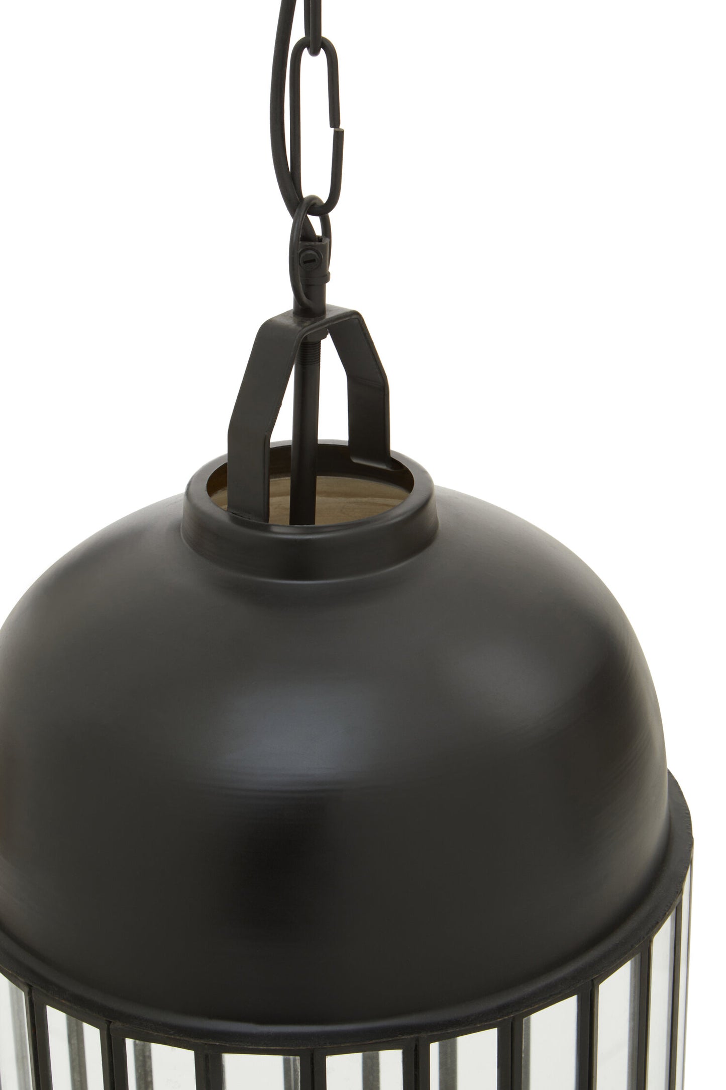 Preston Industrial Antique Black Pendant Light