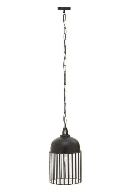 Preston Industrial Antique Black Pendant Light