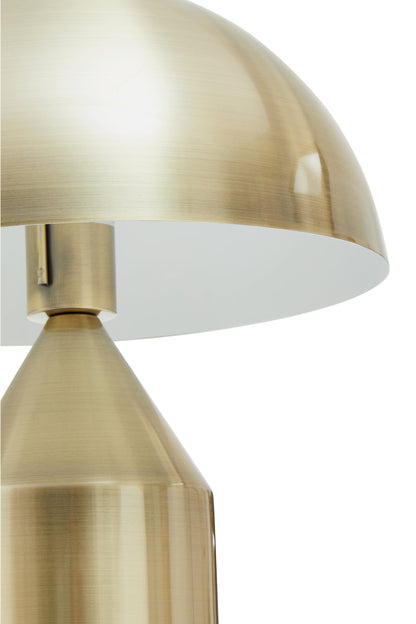 Aris Gold Finish Dome Table Lamp
