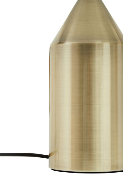 Aris Gold Finish Dome Table Lamp