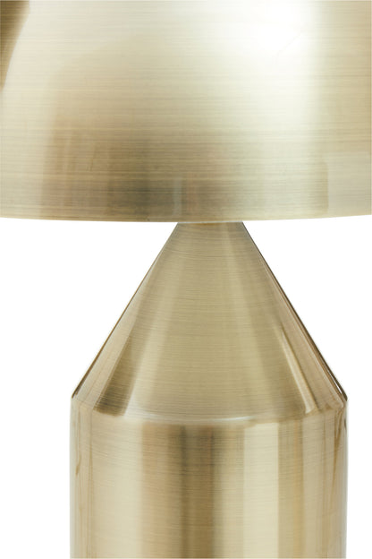 Aris Gold Finish Dome Table Lamp