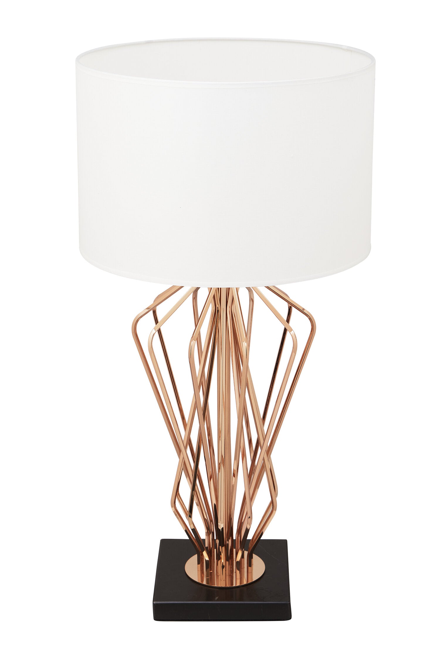 Donatella Townhouse White Shade Modern Table Lamp | Bali & Blue
